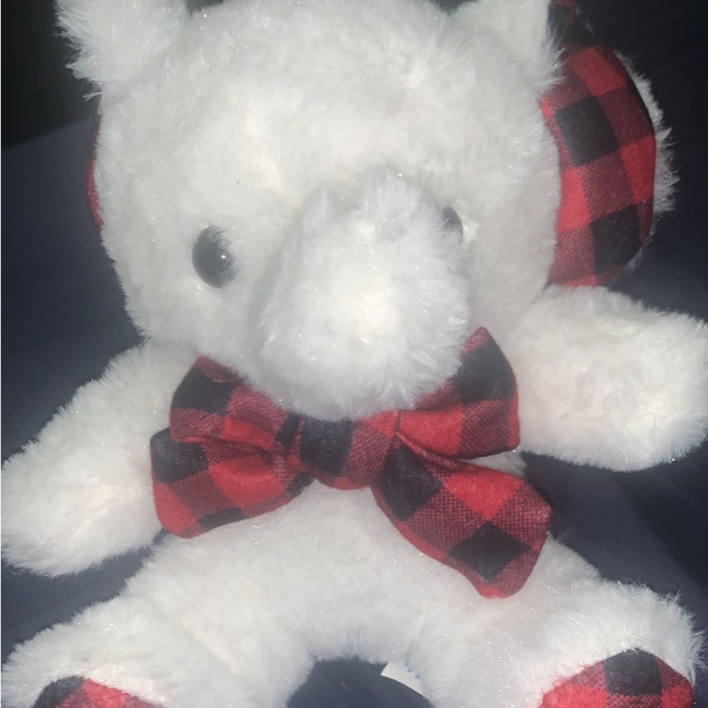 White elephant stuff animal